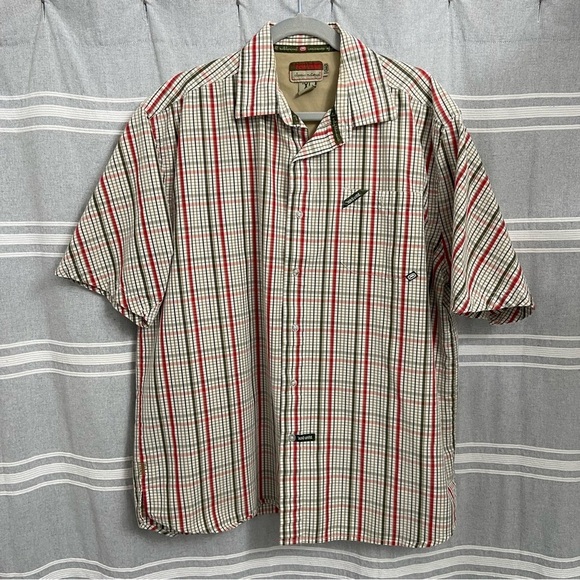 ecko ultd / Men's Plaid Short Sleeve Button Down Shirt Size XL - Picture 1 of 11
